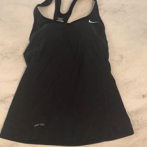 Nike bra top with soft cups, small